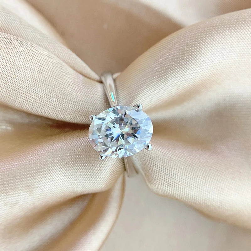 Moiss Oval Silver