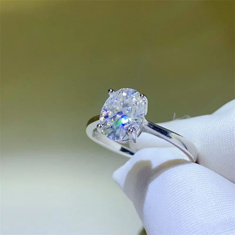Moiss Oval Silver
