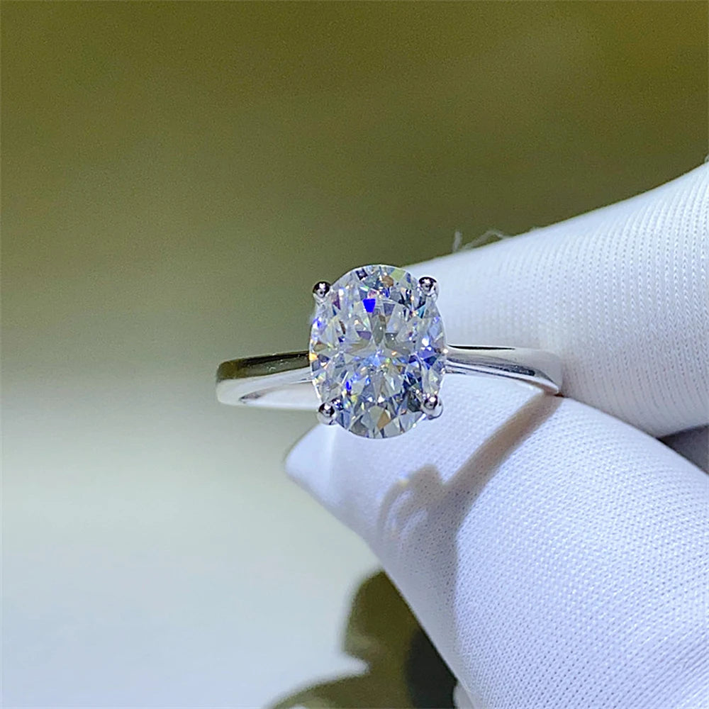 Moiss Oval Silver