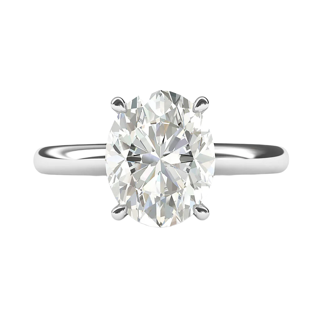 Moiss Oval Silver