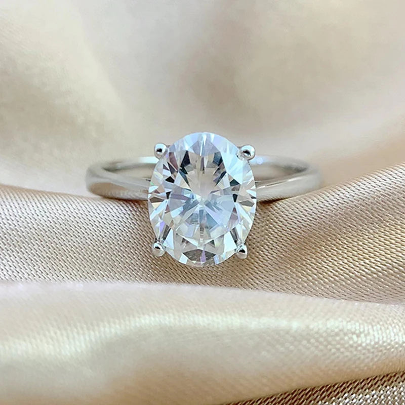 Moiss Oval Silver