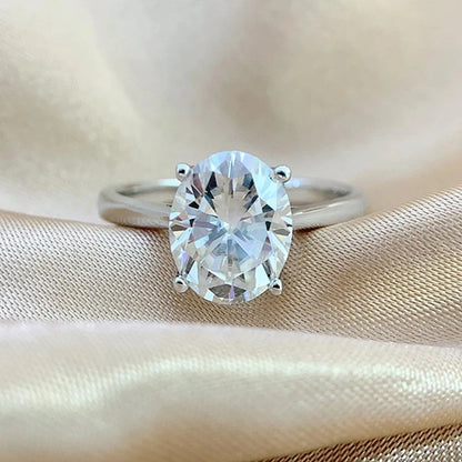 Moiss Oval Silver