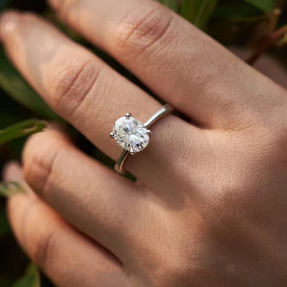 Moiss Oval Silver