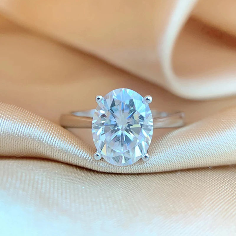 Moiss Oval Silver