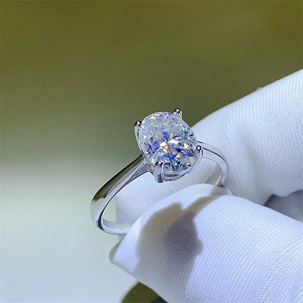Moiss Oval Silver