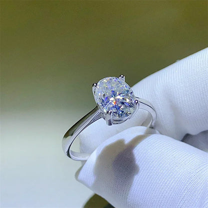 Moiss Oval Silver