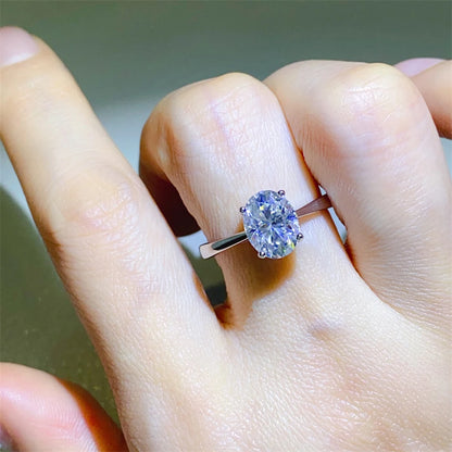Moiss Oval Silver